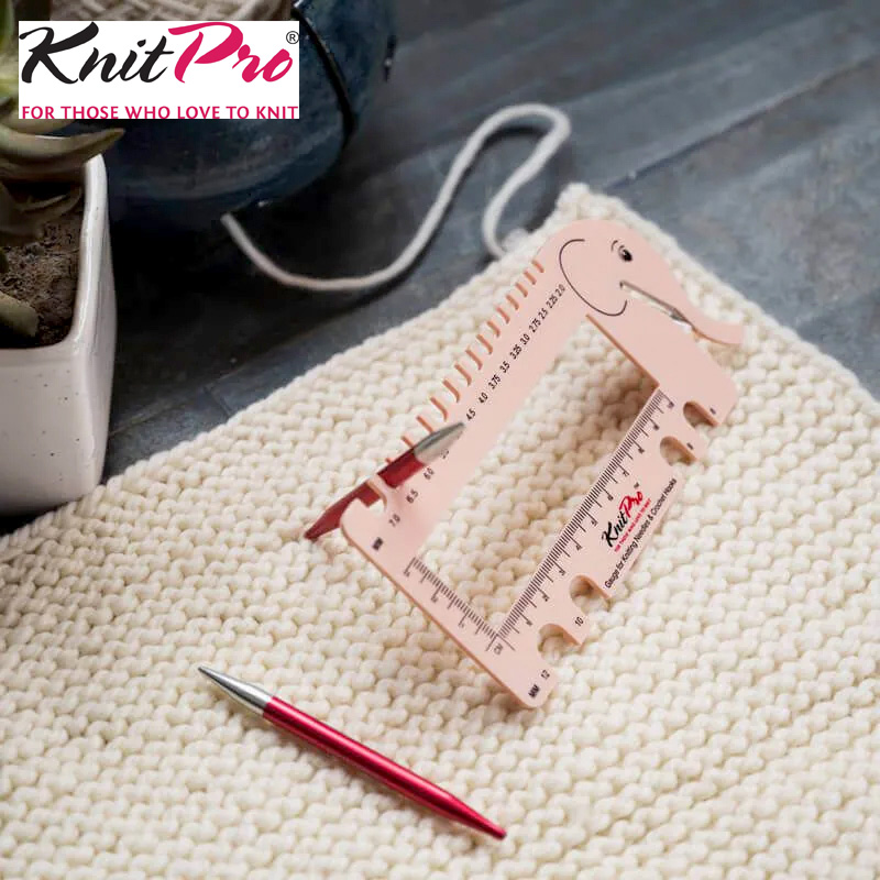 Sewing In Textile - Herramienta de ganchillo Knitpro, medidor de
