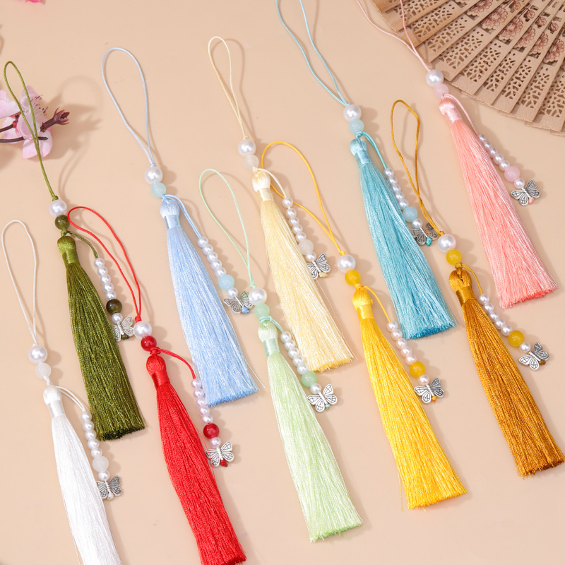 Vintage Sewing Textile - 5 piezas de borlas vintage con