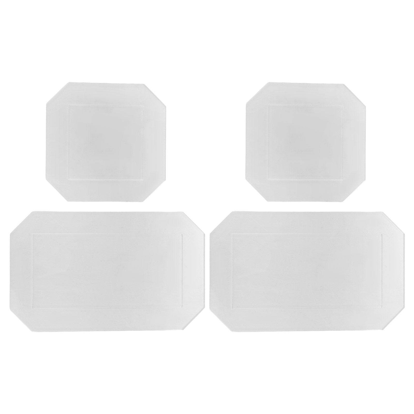 Quilting Ruler Square - Juego de 4 Plantillas Transparentes de