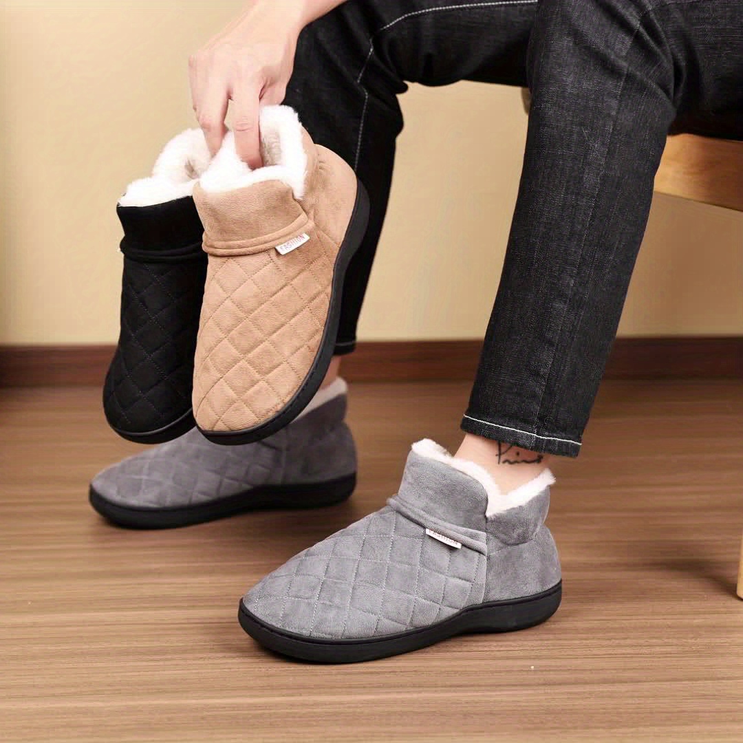 Sewing House - Pantuflas Unisex de Invierno de Algodón