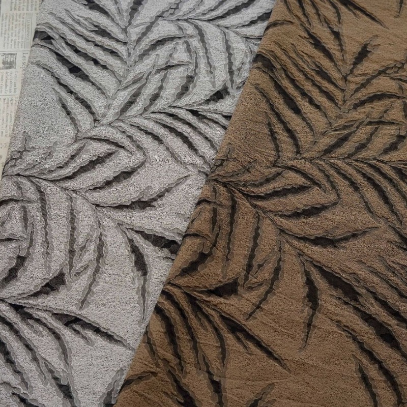 Vintage Sewing Textile - Tela Jacquard Vintage con Estampado 3D