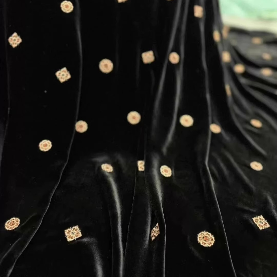 Tela de terciopelo de seda bor - Sewing Velvet Fabric reseña y precio