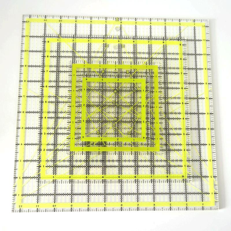 Reglas cuadradas acrílicas par - Quilting Ruler Square reseña y precio