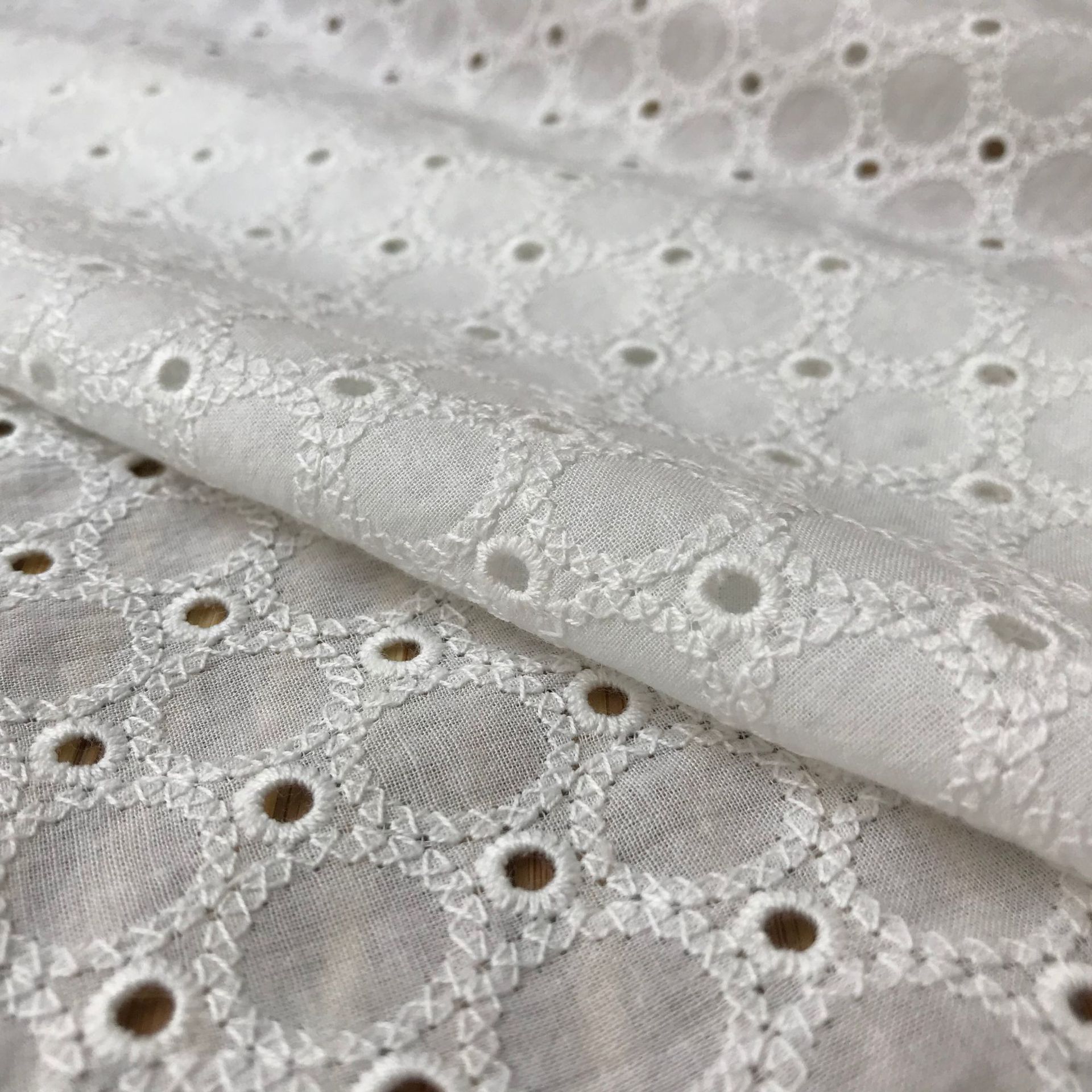Tela de mezclilla de algodón c - Sewing Eyelet Fabric reseña y precio