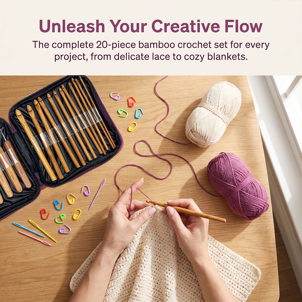 Juego de 74 Ganchos de Crochet - Sewing Knit reseña y precio