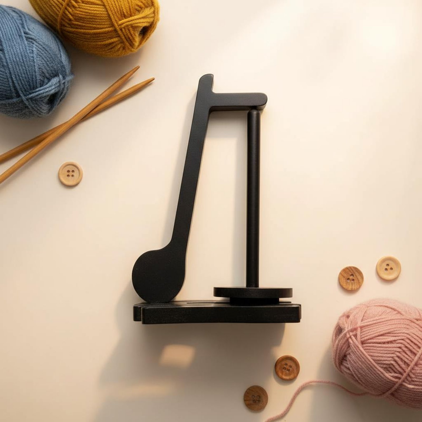 Soporte de hilo de madera 360  - Sewing Knit reseña y precio