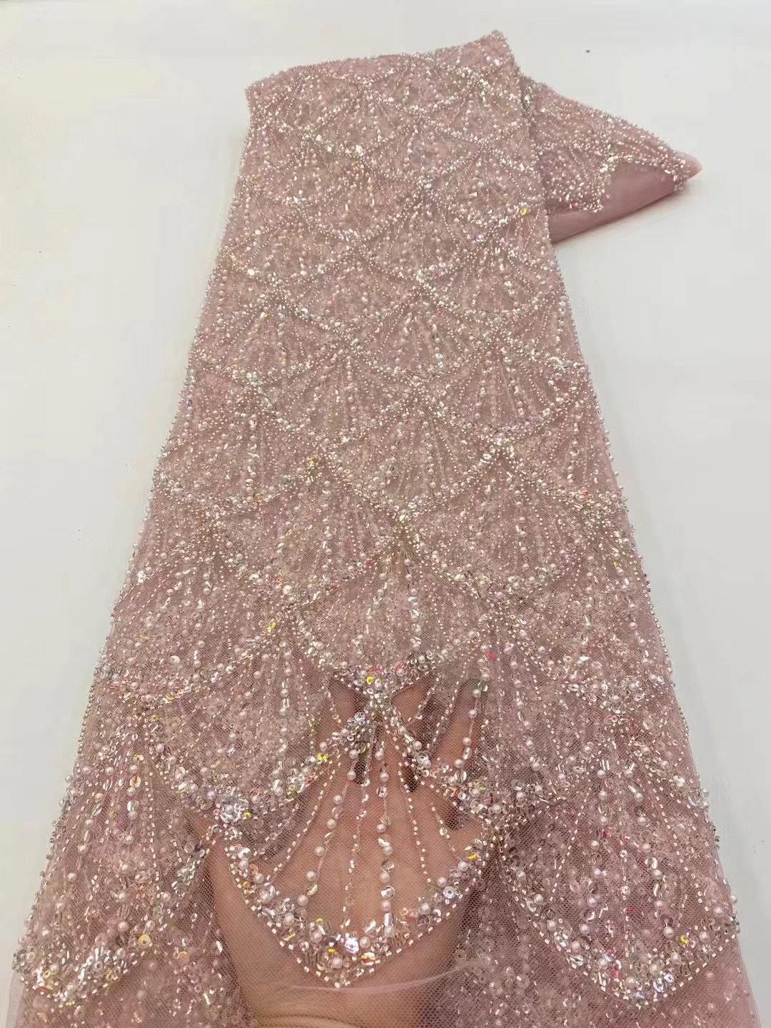 Tela de encaje de tul africano - Sewing Net reseña y precio