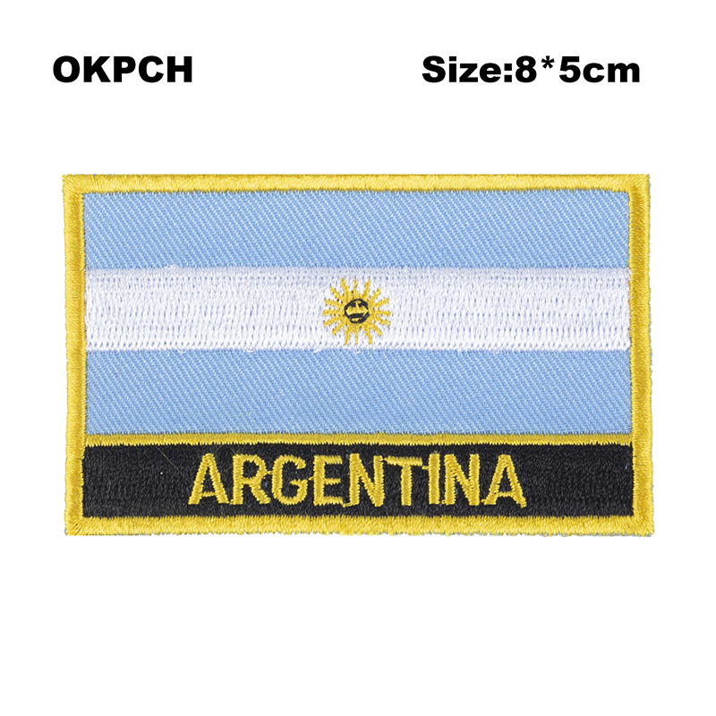 Parches bordados de bandera de - Sewing Indonesia reseña y precio