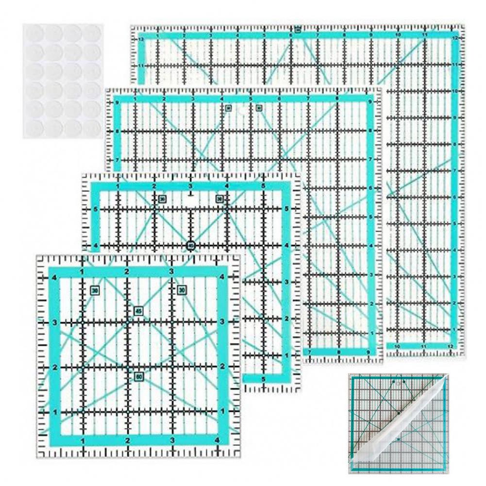 Plantillas de acrílico para ac - Quilting Ruler Square reseña y precio