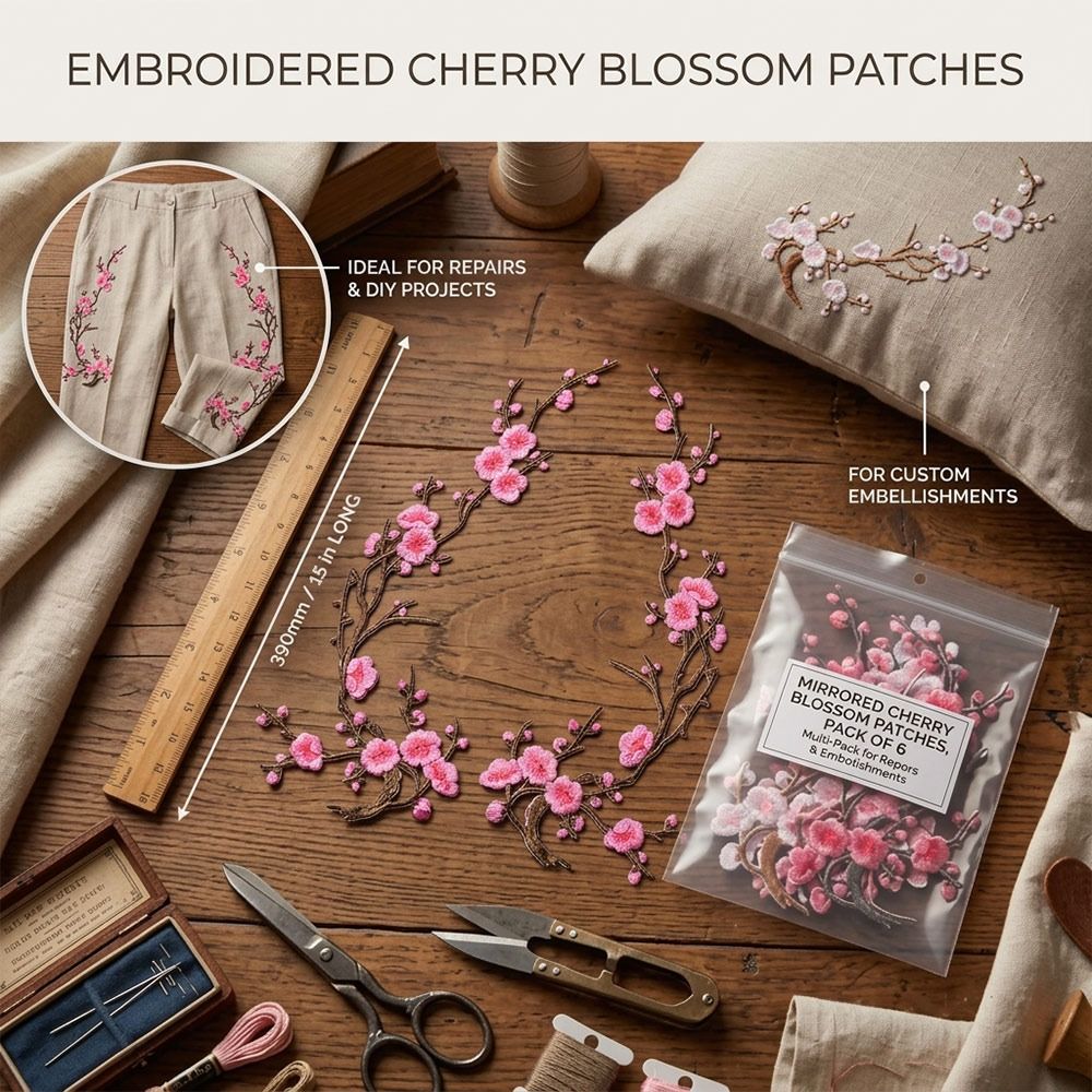 Parches termoadhesivos DIY de  - Sewing In Textile reseña y precio