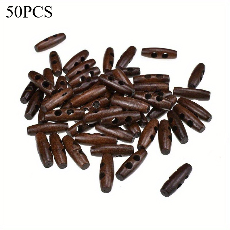 50 botones de madera reciclada - Sewing Recycling reseña y precio