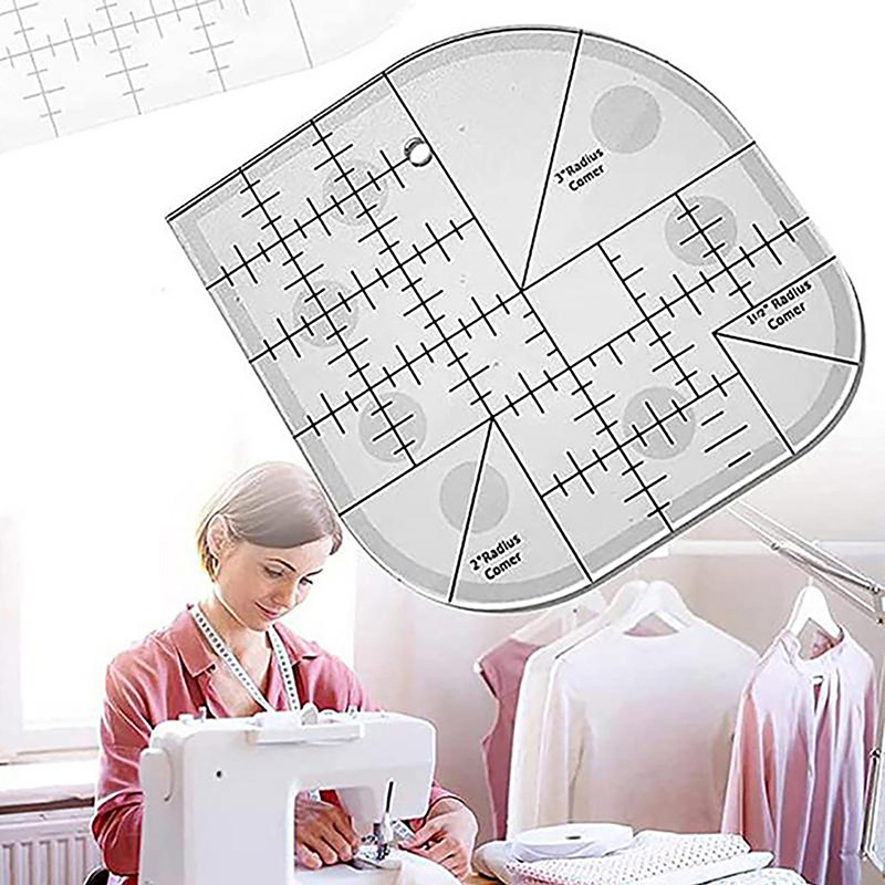 Cortador de esquina curvo, reg - Quilting Ruler Square reseña y precio