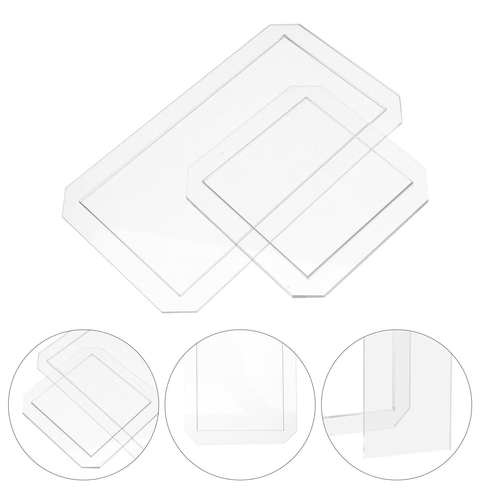 8 plantillas de acrílico trans - Quilting Ruler Square reseña y precio
