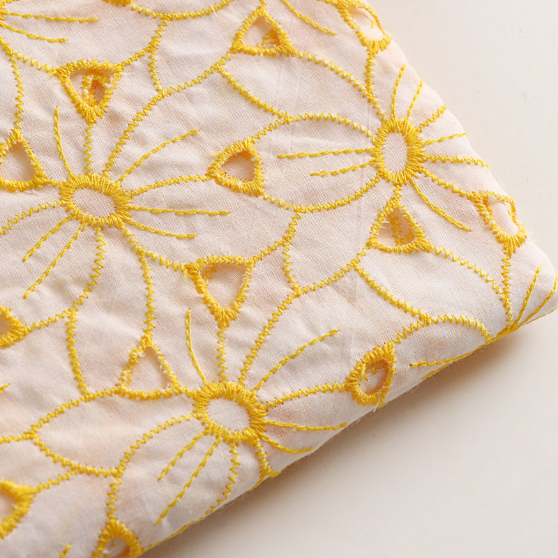 Tela de encaje bordado 100% al - Sewing Eyelet Fabric reseña y precio