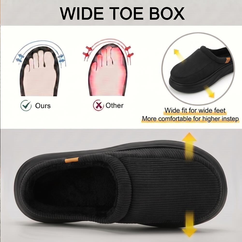 Pantuflas anchas para hombre c - Sewing House reseña y precio