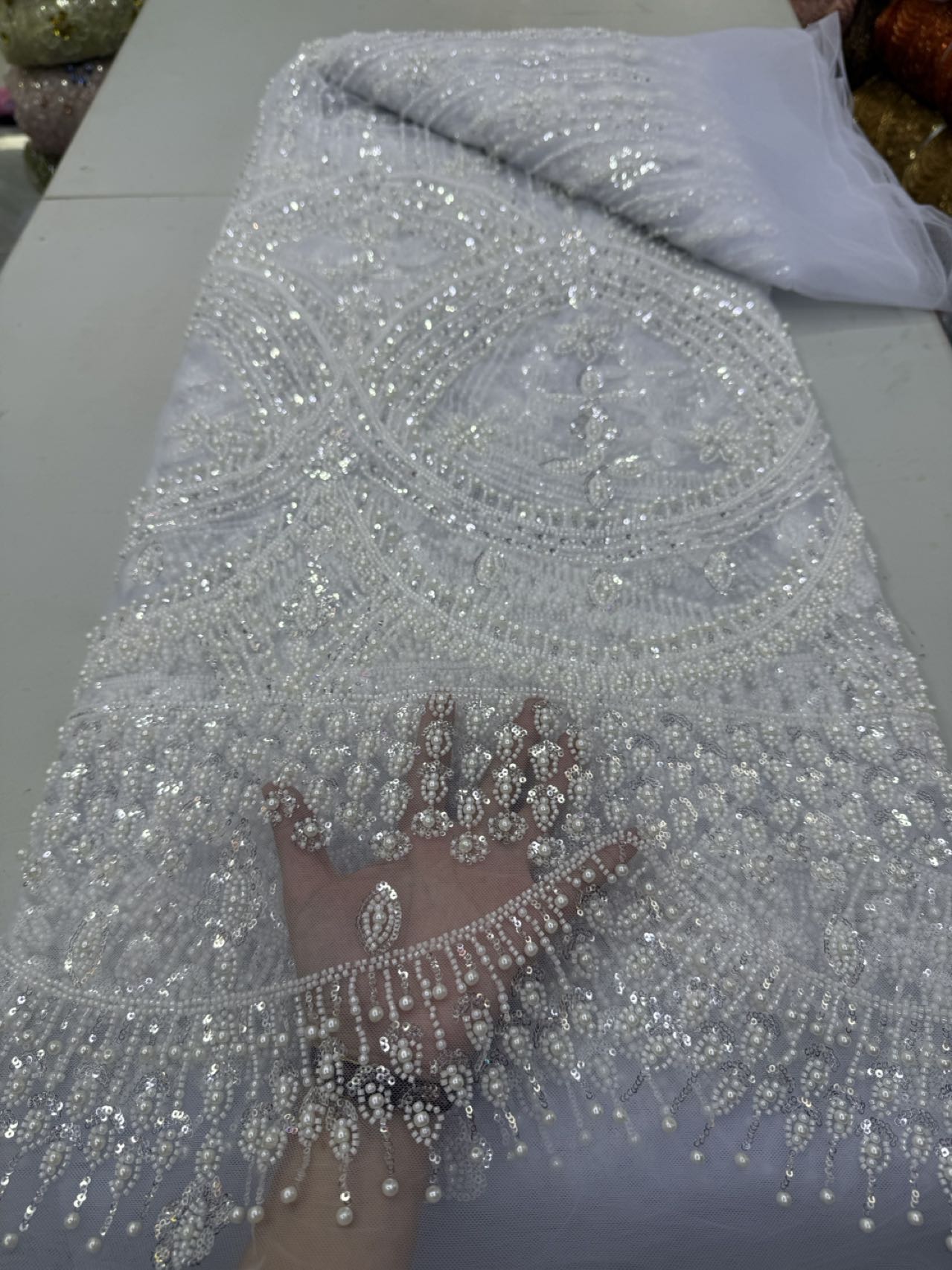 Tela de Encaje Africana de Luj - Sewing Net reseña y precio